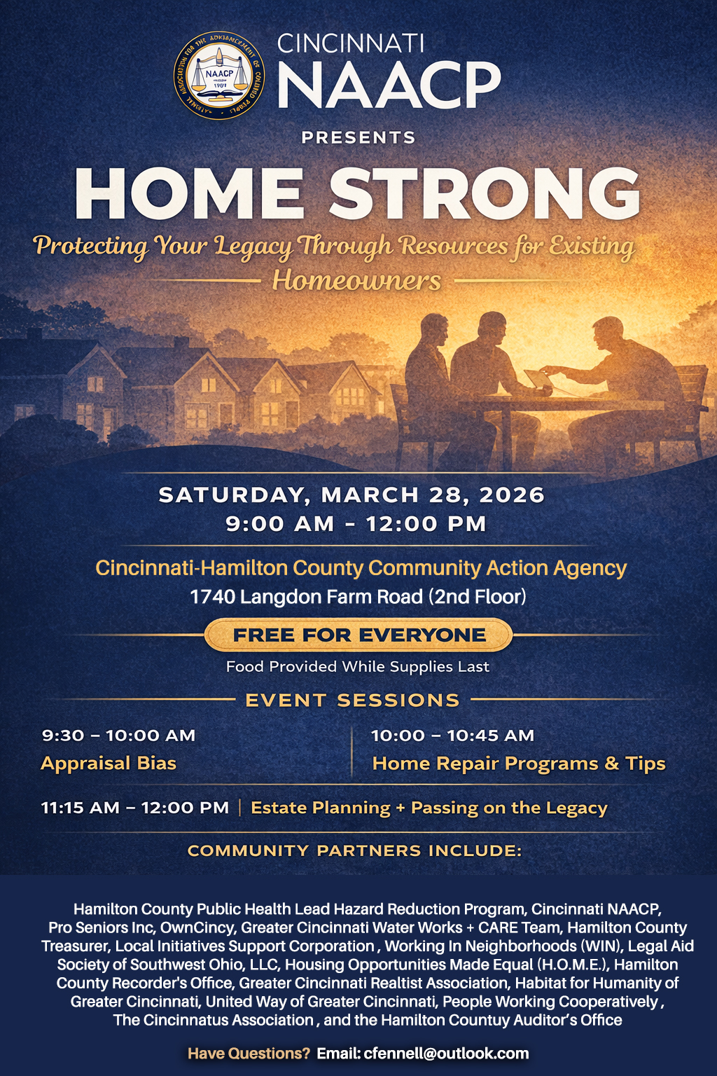 Event by LISC Greater Cincinnati, Cincinnati-Hamilton County Community Action Agency and 7 others 1740 Langdon Farm Rd, Cincinnati, OH 45237-1157, United States Duration: 3 hr Public · Anyone on or off Facebook